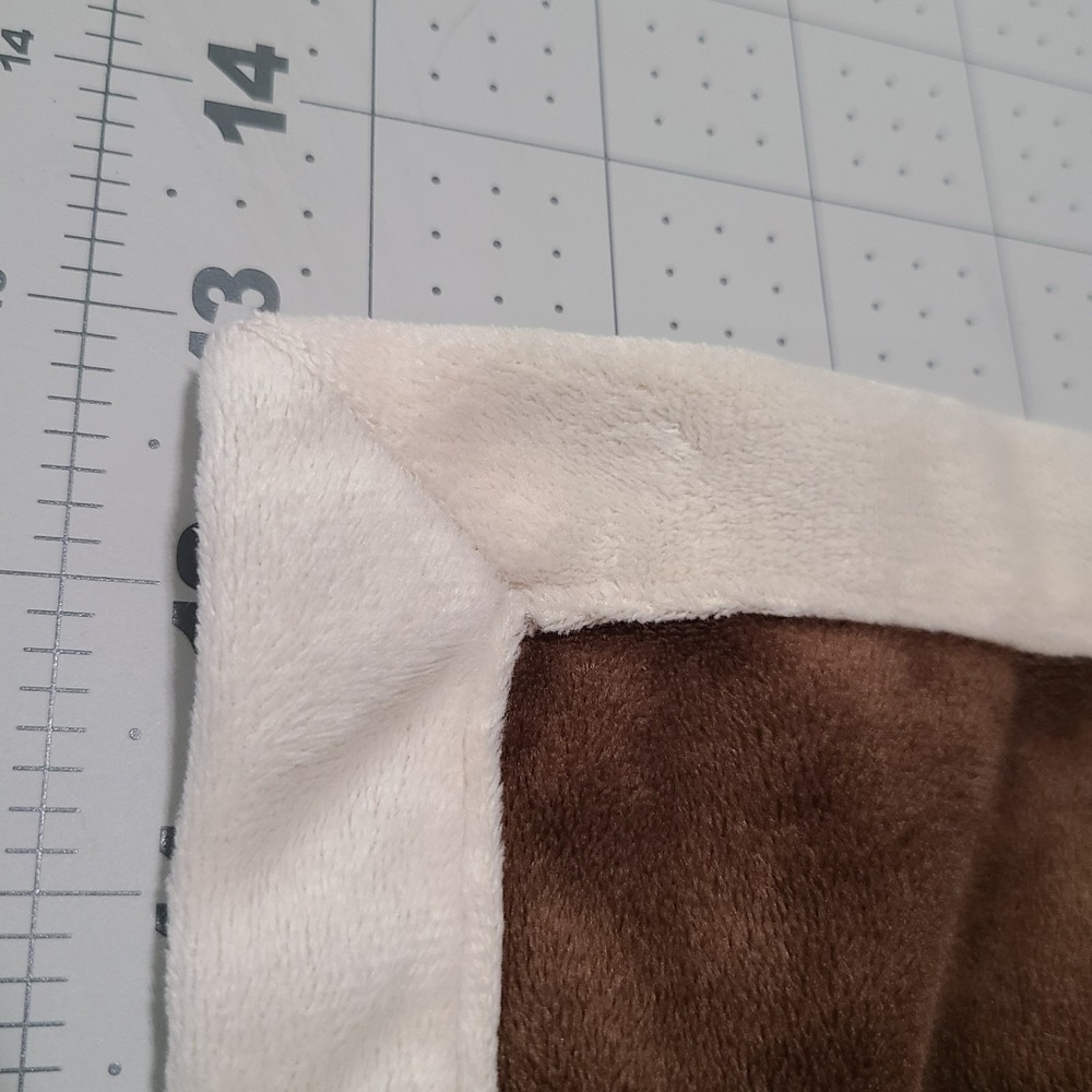 Tiddliwinks Brown Monkey "Velour" Soft Baby Security‎ Blanket Plush Lovey - Picture 10 of 10
